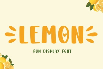 Lemon Font: a Fresh Design for Your Creative Projects