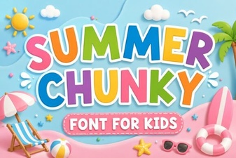 Craft Bold Summer Designs with Chunky Fonts