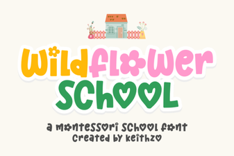Wildflower School Font for Creative Typography Projects