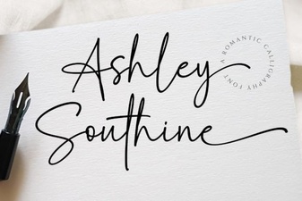 Ashley Southine Font Design & Download