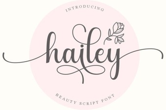 Hailey Font: Modern Designs & Creative Projects