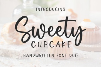 Sweet Cupcake Fonts for Baking & Crafts Projects